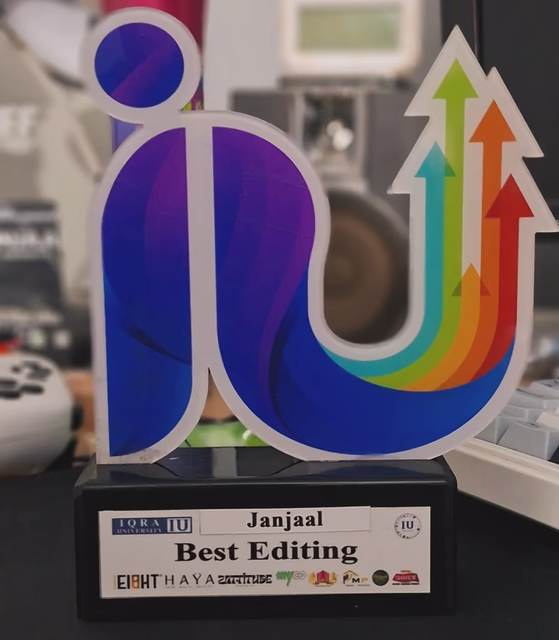 Best Editing — Iqra University film awards