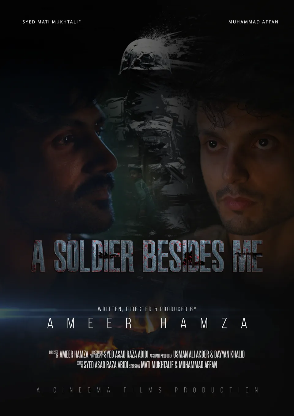 A Soldier Beside Me — Official poster film poster