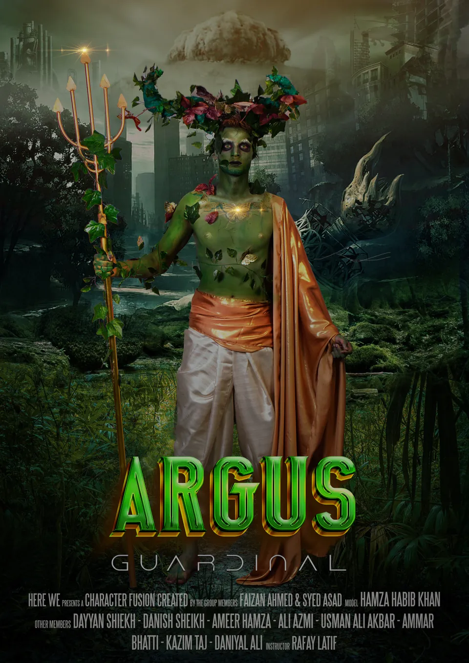 Argus Guardinal — Character concept poster film poster