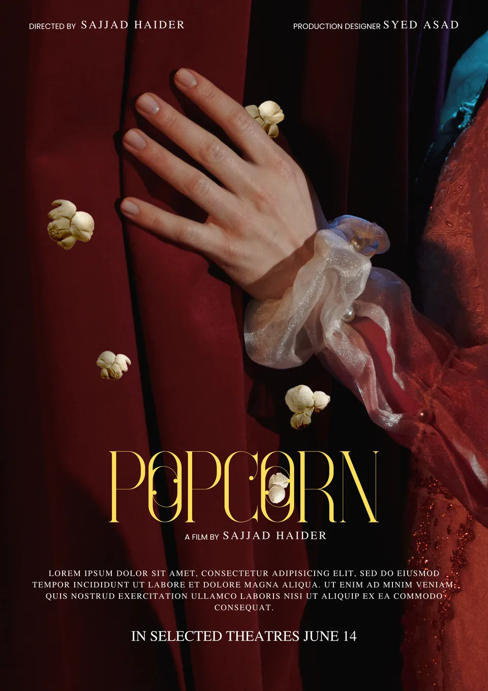 Popcorn — Directed by Sajjad Haider film poster
