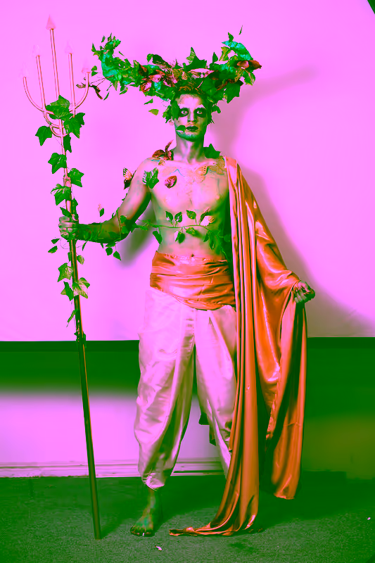 Argus Guardinal makeup and costume shoot